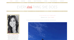 Desktop Screenshot of everylittlethingshedoesblog.com